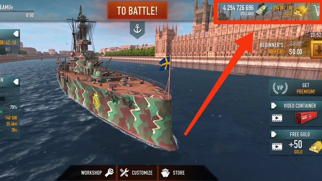Battle of Warships Naval Blitz MOD APK